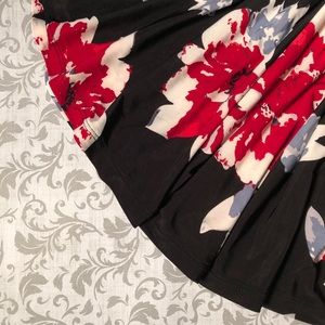 Abstract Floral Dress